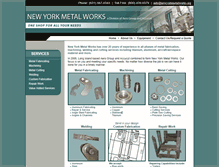 Tablet Screenshot of newyorkmetalworks.net